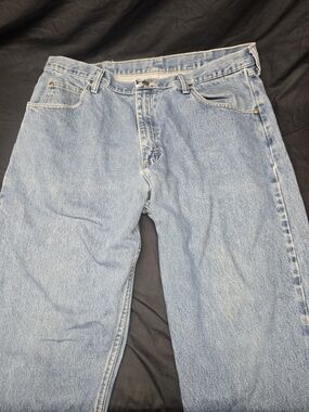 Riders by Lee Men's 38x32 Light Wash Straight Leg Jeans 100% Cotton Vintage Y2K